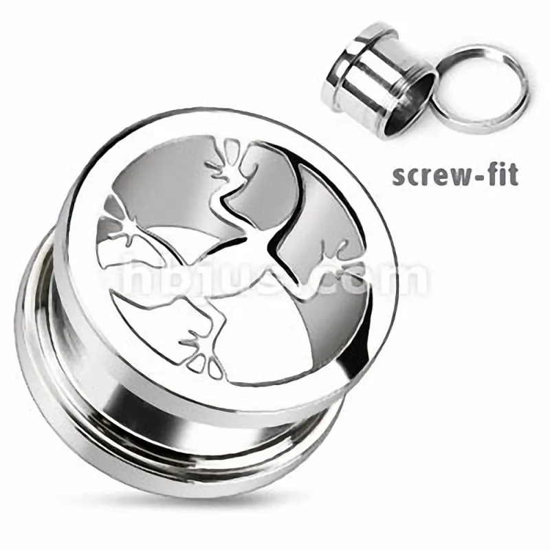 Piercing tunnel gecko Piercing tunnel gecko