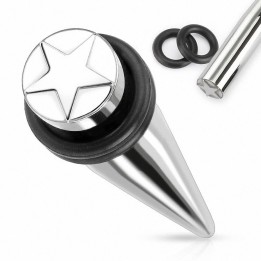 Piercing écarteur étoile