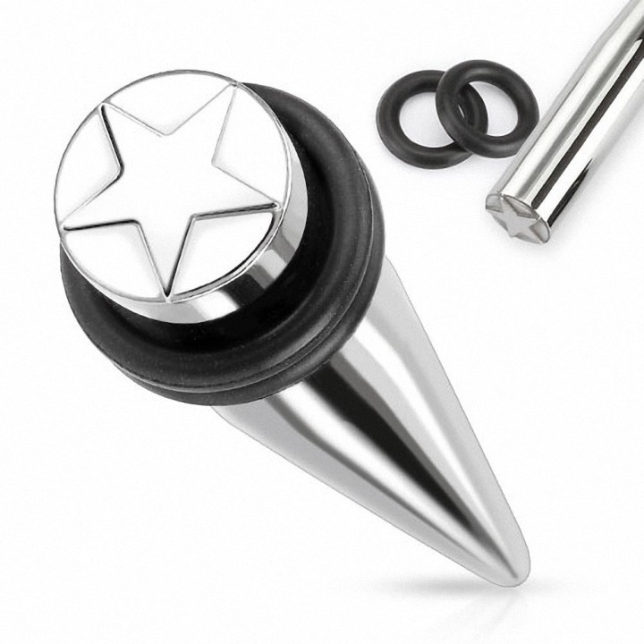 Piercing écarteur étoile