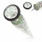 Faux Piercing écarteur glitter