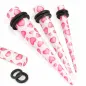 Piercing écarteur acrylique coeurs Piercing écarteur acrylique coeurs