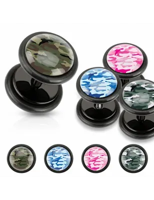 Faux Piercing plug camouflage