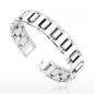 Bracelet Bio-Magnetic Tungstène Large Facettes