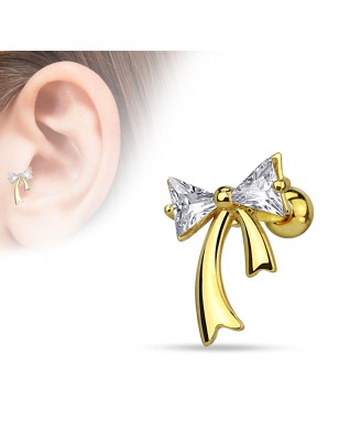 Piercing tragus cartilage noeud