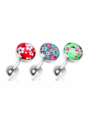 Piercing langue fleur de cerisier