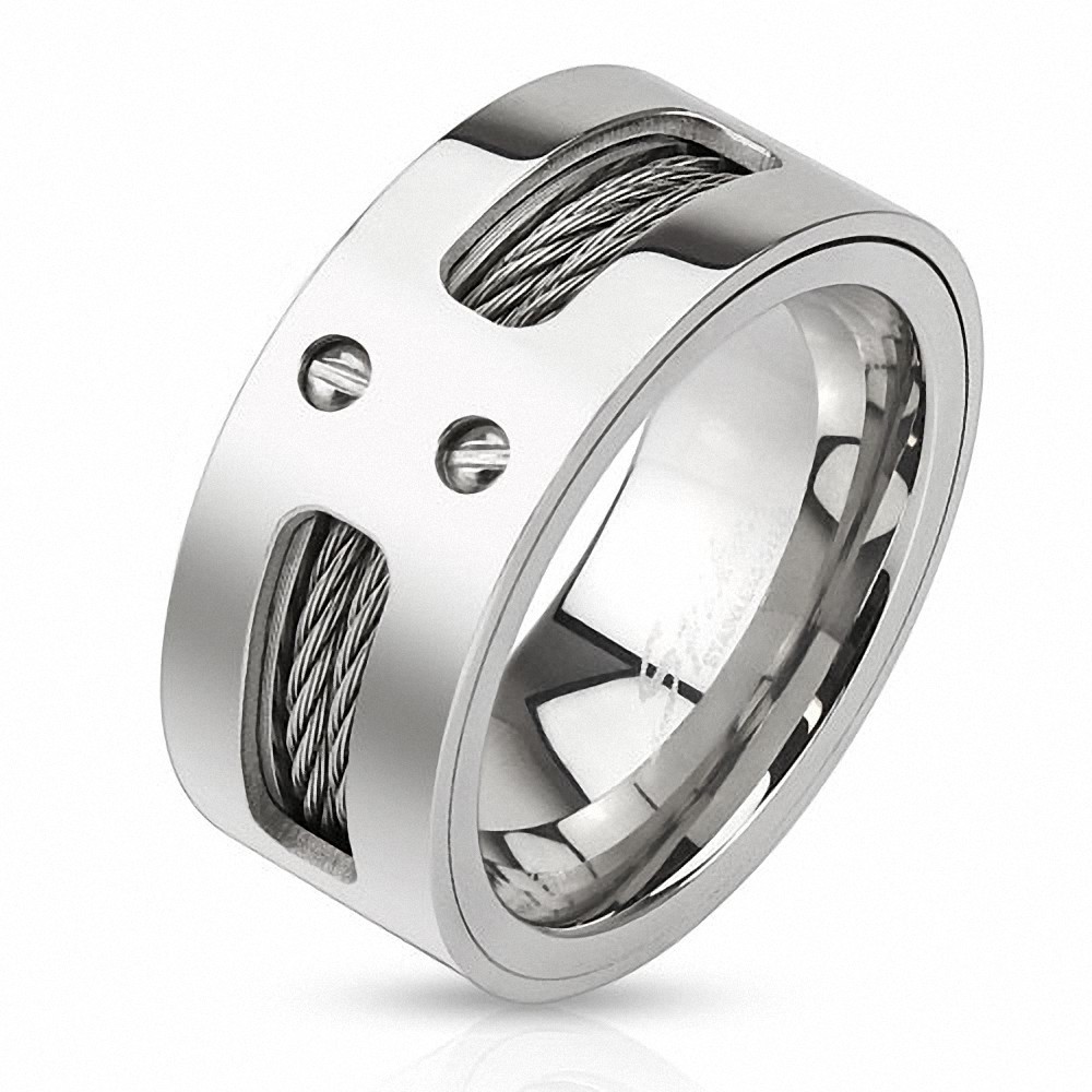 Bague homme metal sales