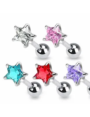 Piercing Oreille Tragus Cartilage Etoile