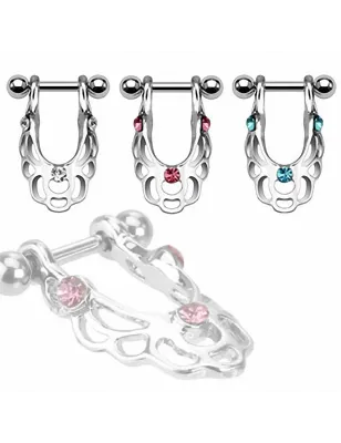 Piercing Cartilage Bouclier Vintage