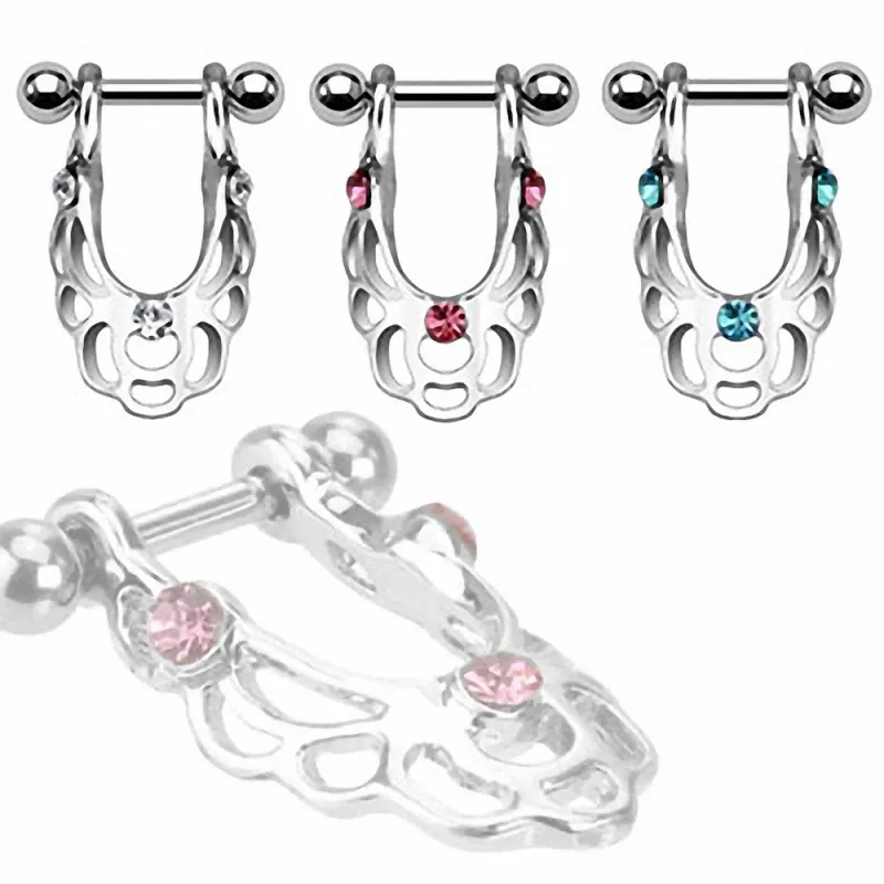 Piercing Cartilage Bouclier Vintage