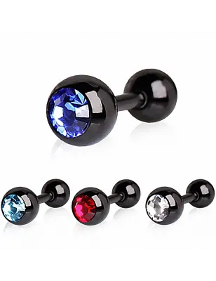 Piercing Cartilage Titane anodisé Noir