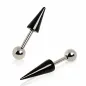 Piercing cartilage tragus spike noir