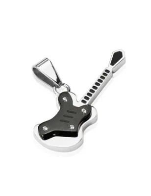 Pendentif Guitare acier inoxydable
