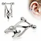 Piercing hélix cartilage faucon