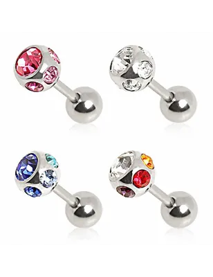 Piercing Tragus Multi Strass
