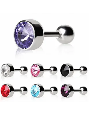 Piercing Cartilage Tragus Crystal Swarovski