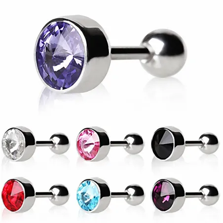 Piercing Cartilage Tragus Crystal Swarovski