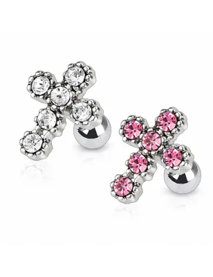 Piercing cartilage croix
