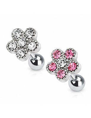 Piercing cartilage fleur
