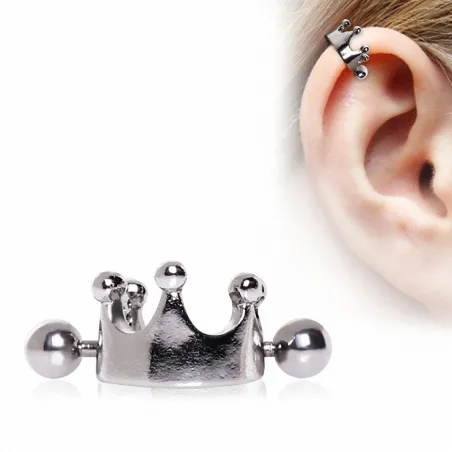 Piercing hélix couronne