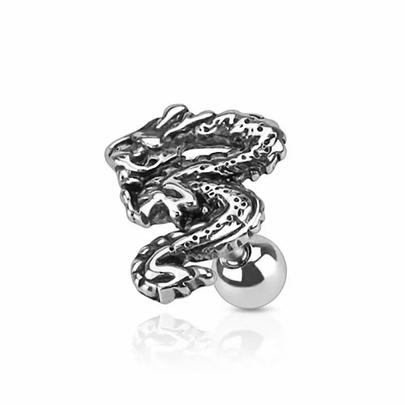 Piercing cartilage hélix dragon