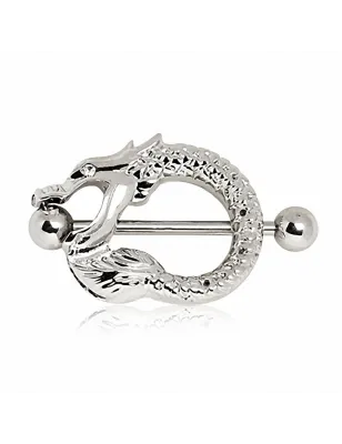Piercing téton bouclier dragon