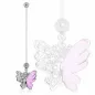 Piercing nombril de grossesse papillon bicolore