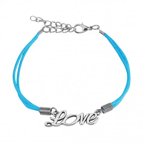 Bracelet similicuir mot LOVE