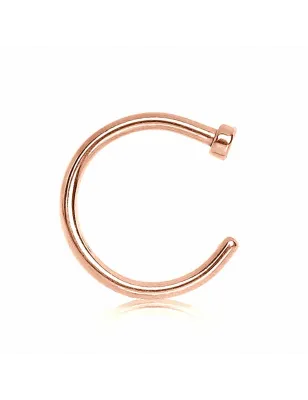Piercing nez anneau or rose