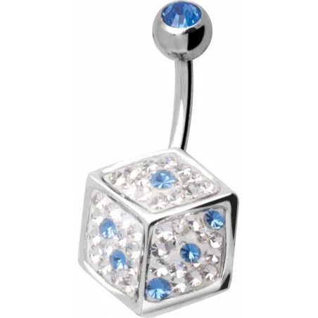 Piercing nombril Crystal Evolution Swarovski Dé