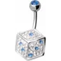 Piercing nombril Crystal Evolution Swarovski Dé