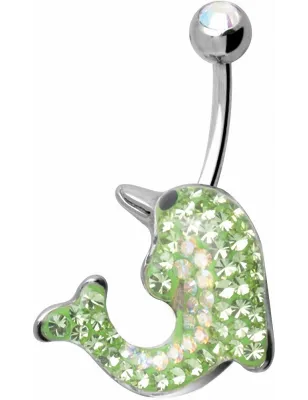 Piercing nombril Crystal Evolution Swarovski Dauphin