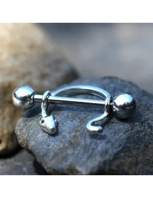 Piercing téton serpent