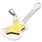 Pendentif Guitare Dorée PVD