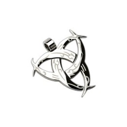 Pendentif Tribal en acier inoxydable