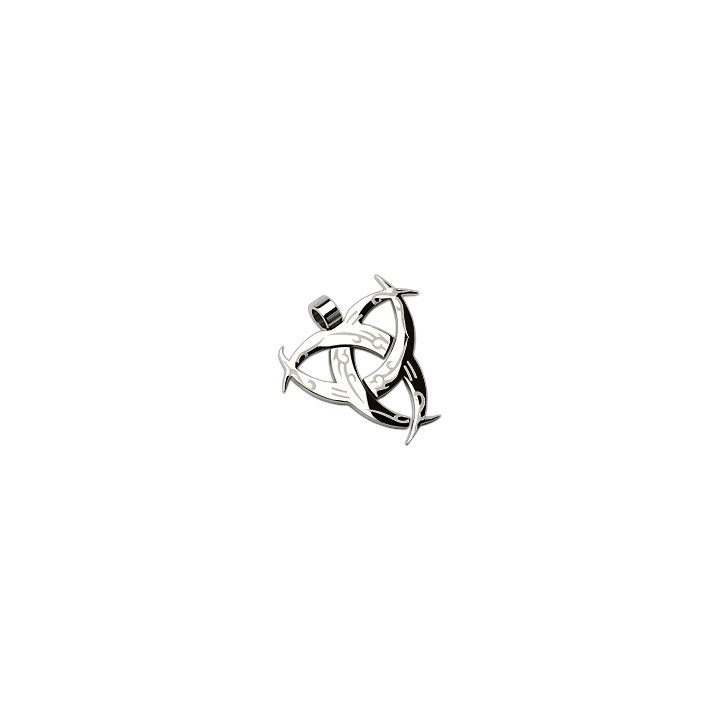 Pendentif Tribal en acier inoxydable