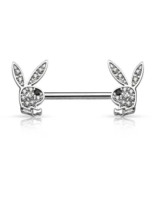 Piercing téton Playboy crystal
