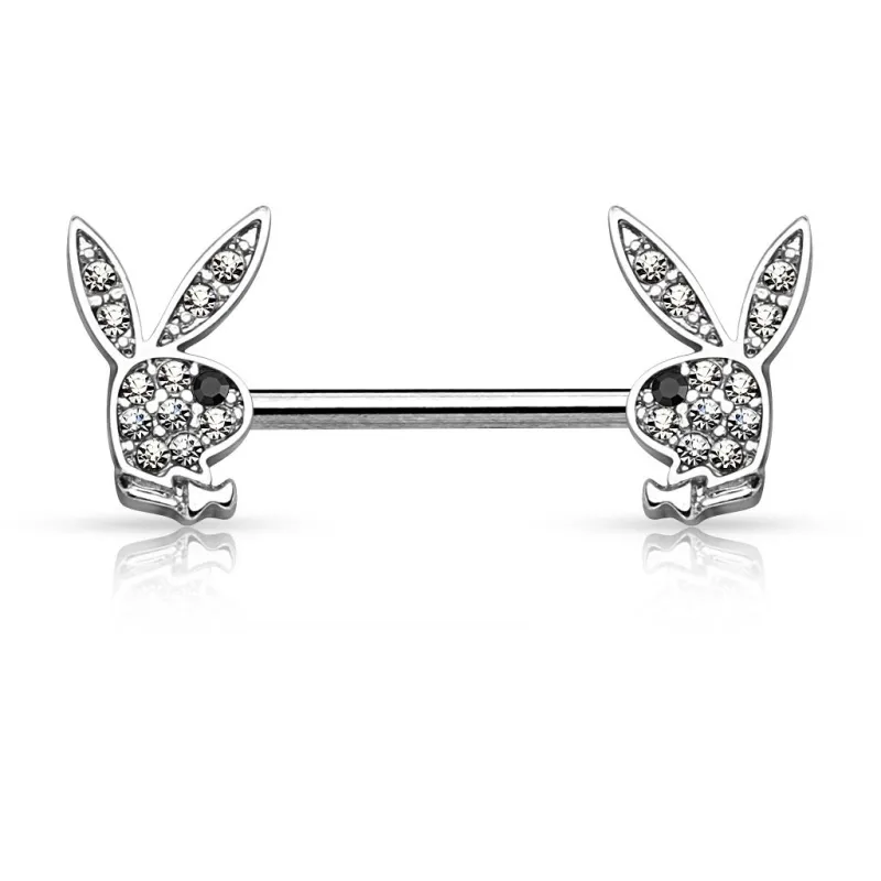 Piercing téton Playboy crystal