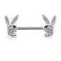 Piercing téton Playboy crystal