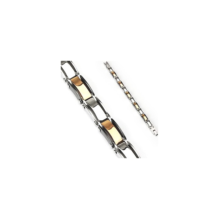 Bracelet en acier inoxydable Multi-couleurs