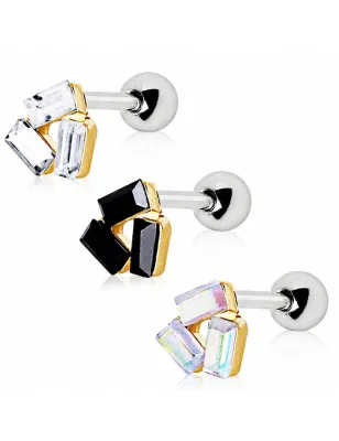 Piercing cartilage géométrique