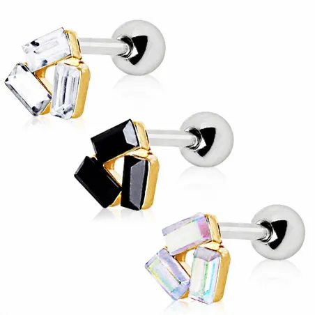 Piercing cartilage géométrique