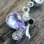 Piercing nombril papillon tanzanite