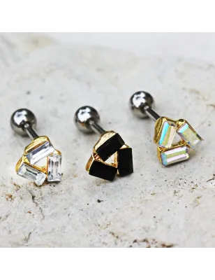 Piercing cartilage géométrique