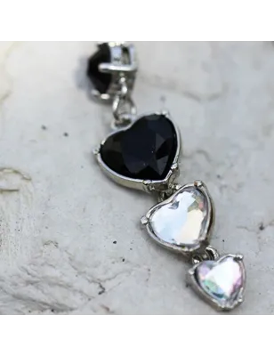 Piercing nombril triple coeurs