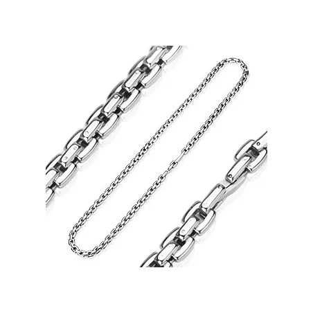Chaîne en acier inoxydable avec Liens Carrés
