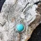 Piercing nombril turquoise lune bleue
