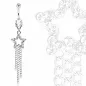 Piercing nombril étoile et chaines