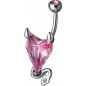 Piercing nombril Crystal Evolution Swarovski Coeur de diable
