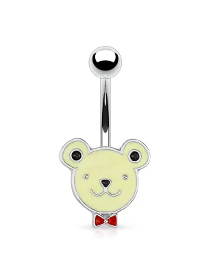 Piercing nombril ourson
