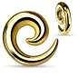 Piercing écarteur d'oreille spirale